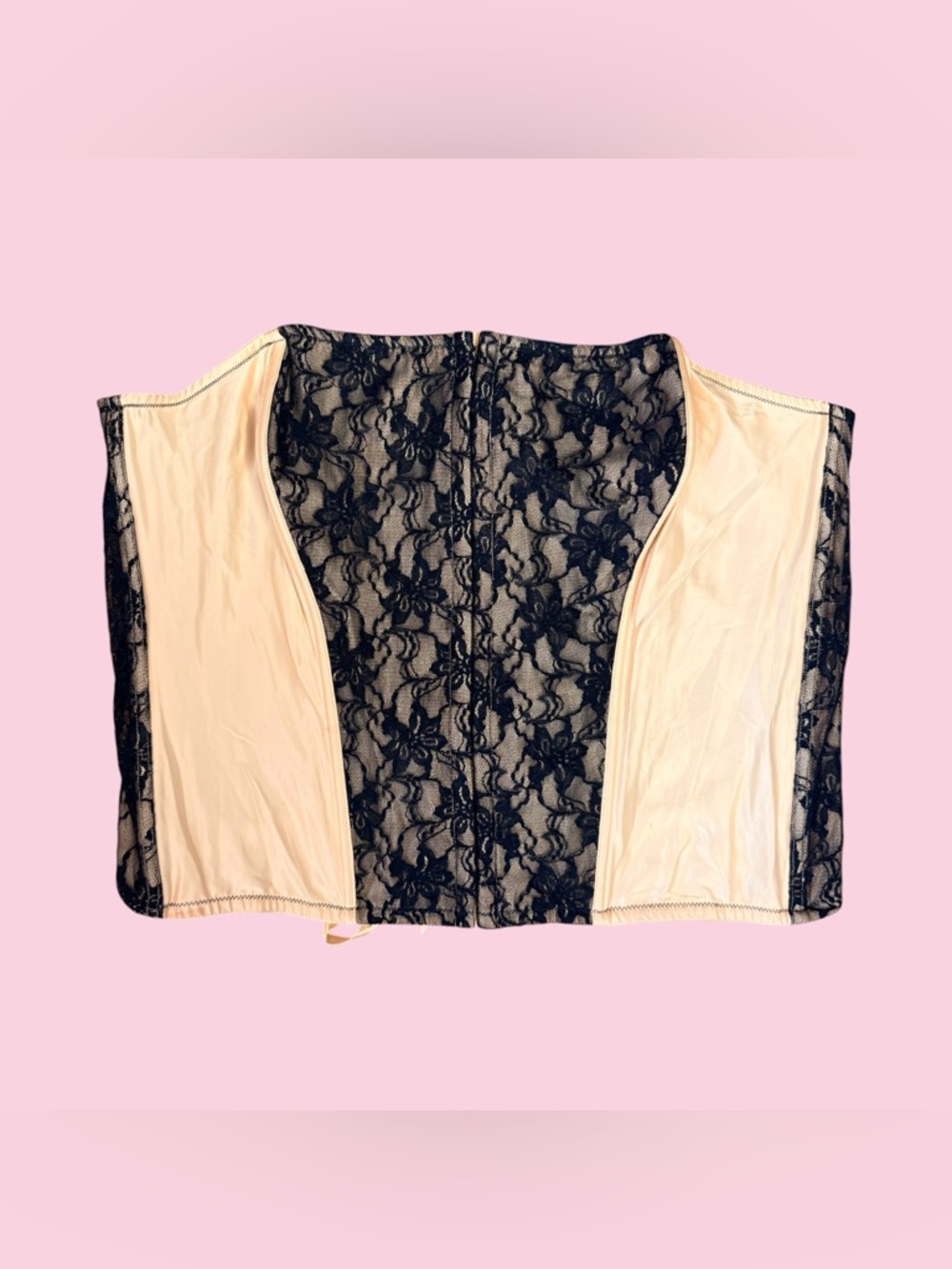 Cacique yellow and black corset